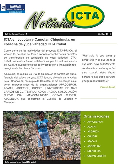 boletin ICTA abril 2014